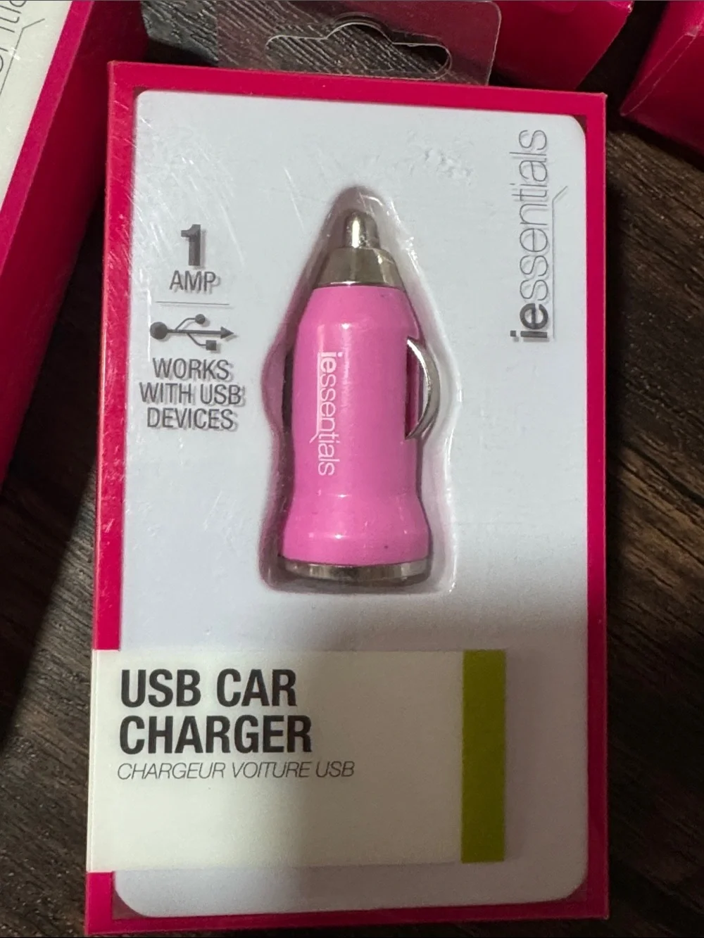 Pink USB Car Charger Bundle